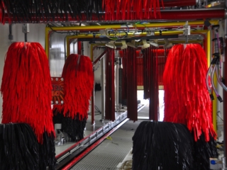 Mr Bubbles Wash Tunnel (closeup of brushes)
